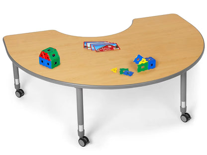 Flex-Space Mobile Group Table - Maple - US 1954