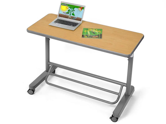 Flex-Space Mobile Standing Desk for Two - Maple - US 3137