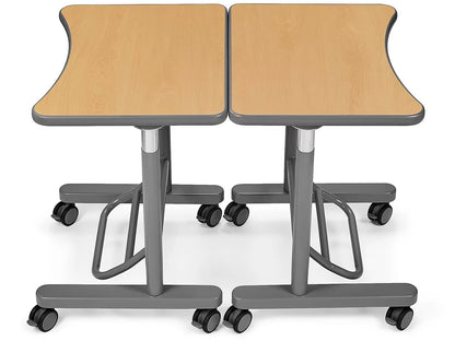 Flex-Space Mobile Standing Desk - Maple - US 1509
