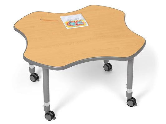 Flex-Space Mobile Clover Table - Maple - US 1727