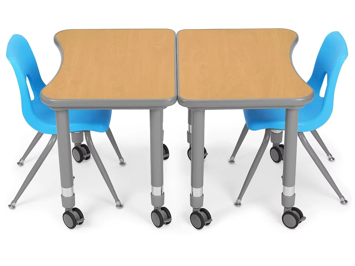 Flex-Space Mobile Student Desk - Maple - US 2251