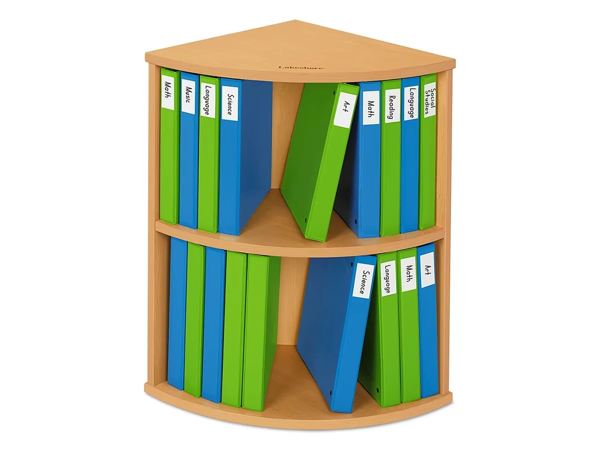 Flex-Space 2-Shelf Binder Storage Center - Maple - US 5713