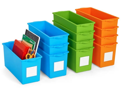 Flex-Space Mobile Storage Bin Center for 12 Students - Gray - US 4773