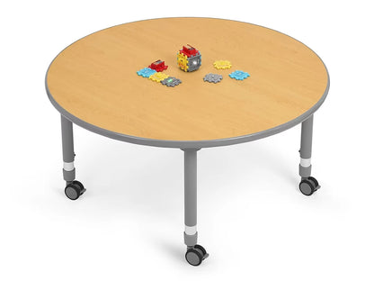Flex-Space Mobile Round Tables - Maple - US 6331