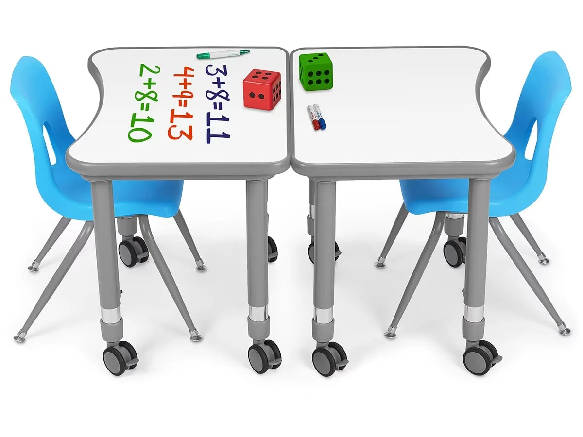 Flex-Space Write & Wipe Mobile Student Desk - US 4761