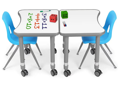 Flex-Space Write & Wipe Mobile Student Desk - US 4761