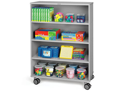 Flex-Space Mobile 4-Shelf All-Purpose Storage Unit - Gray - US 5113