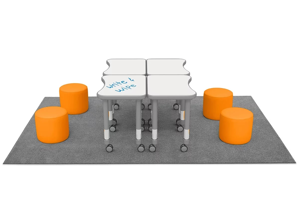 Flex-Space Comfy Seat Write & Wipe Desk Zone - US 9624