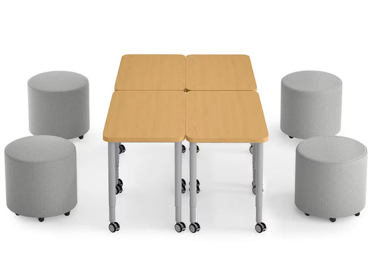 Modern Edge Mobile Lounge Seat & Desk Zone - US 2046