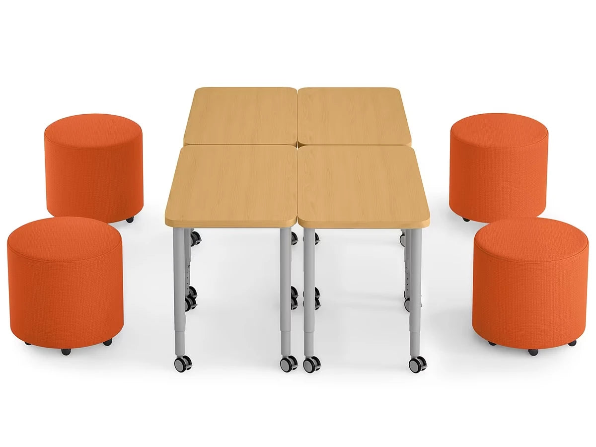 Modern Edge Mobile Lounge Seat & Desk Zone - US 2046