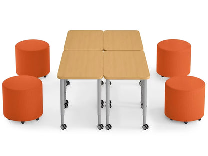 Modern Edge Mobile Lounge Seat & Desk Zone - US 2046