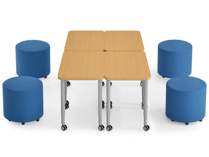 Modern Edge Mobile Lounge Seat & Desk Zone - US 2046