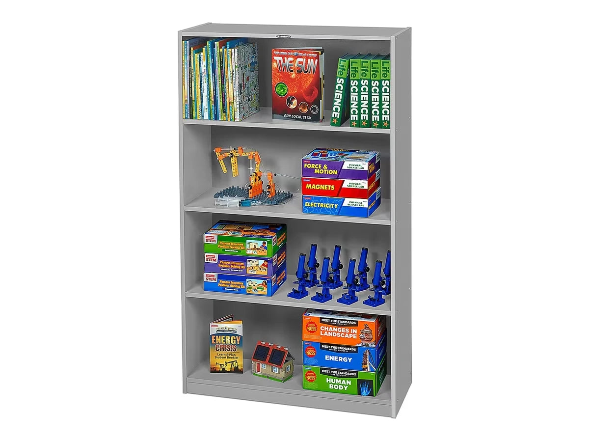 Flex-Space 4-Shelf All-Purpose Storage Unit - Gray - US 8239