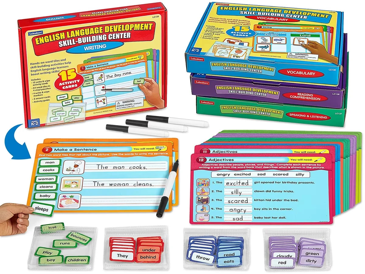English Language Development Skill-Building Centers - Complete Set - US 7880