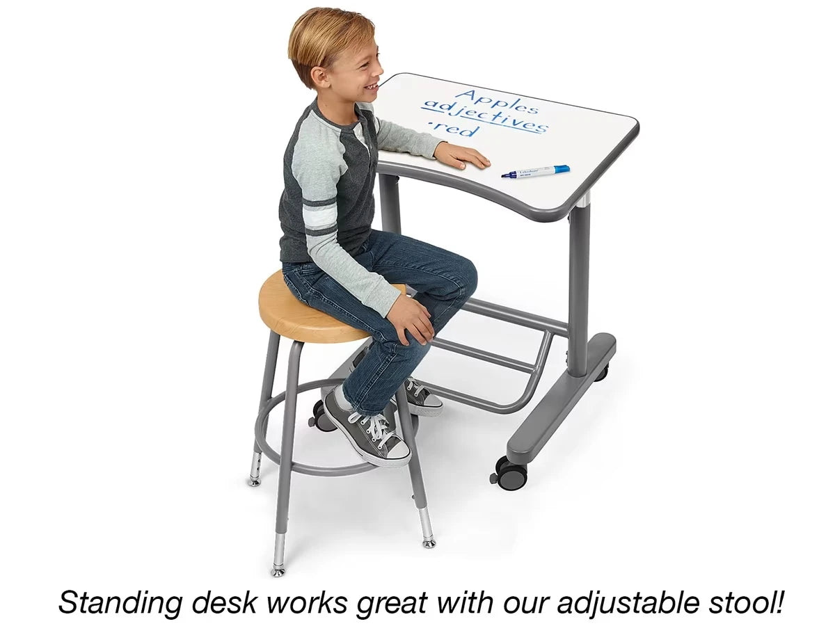 Flex-Space Write & Wipe Mobile Standing Desk - US 5376