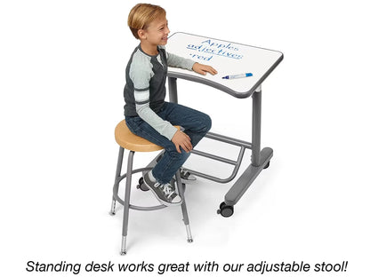 Flex-Space Write & Wipe Mobile Standing Desk - US 5376