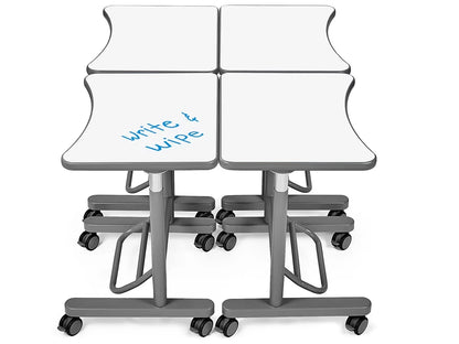 Flex-Space Write & Wipe Mobile Standing Desk - US 5376