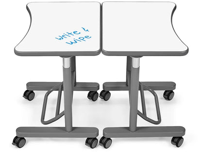 Flex-Space Write & Wipe Mobile Standing Desk - US 5376