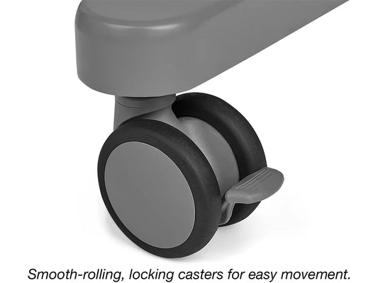 Flex-Space Mobile Flip & Nest Tables - Gray - US 9545
