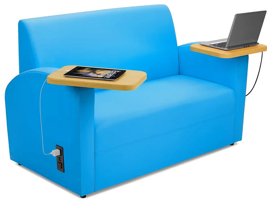 Flex-Space Comfy Couch with Desks & Power - US 4503