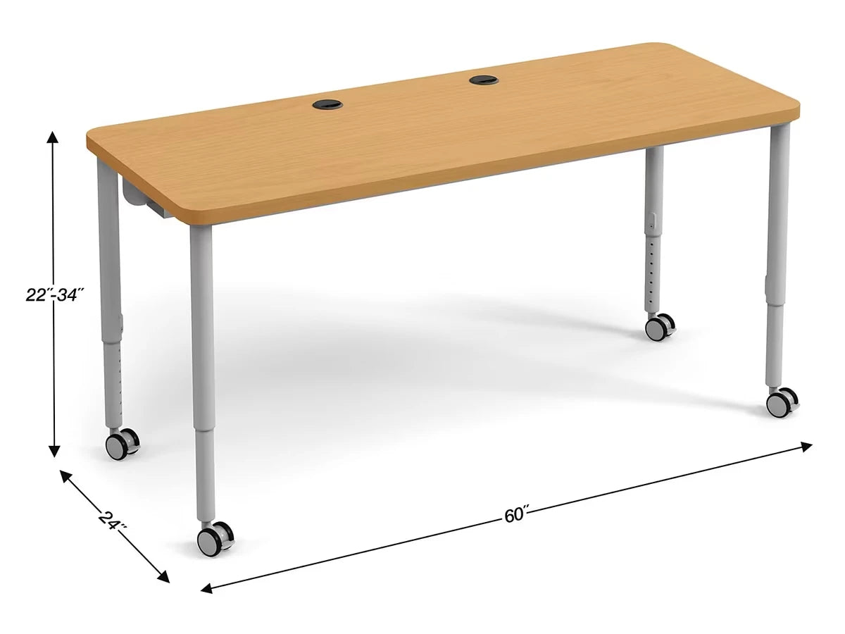 Modern Edge Mobile Media Table - US 3981