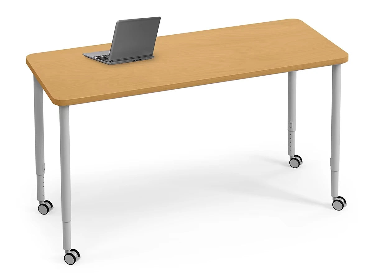 Modern Edge Mobile Standing-Height Rectangular Tables - US 1125