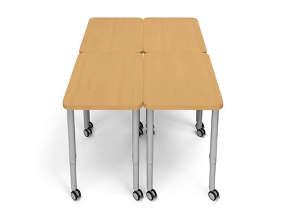 Modern Edge Mobile Student Desks with Book Box - US 4845