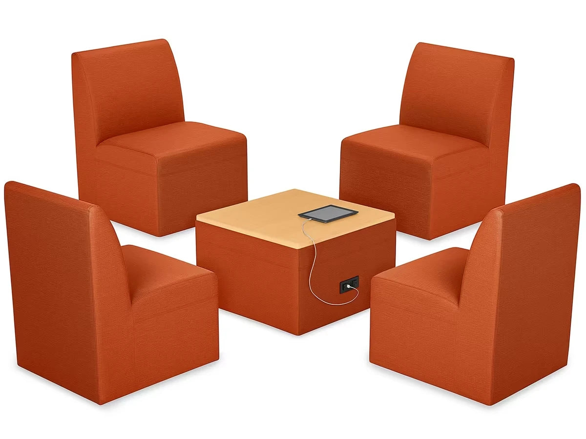 Modern Edge Chair & Powered Table Zone - US 3072