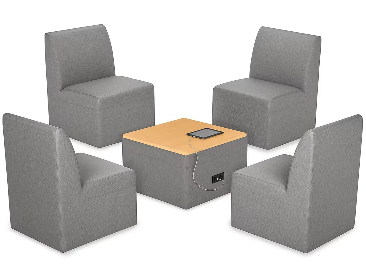 Modern Edge Chair & Powered Table Zone - US 3072