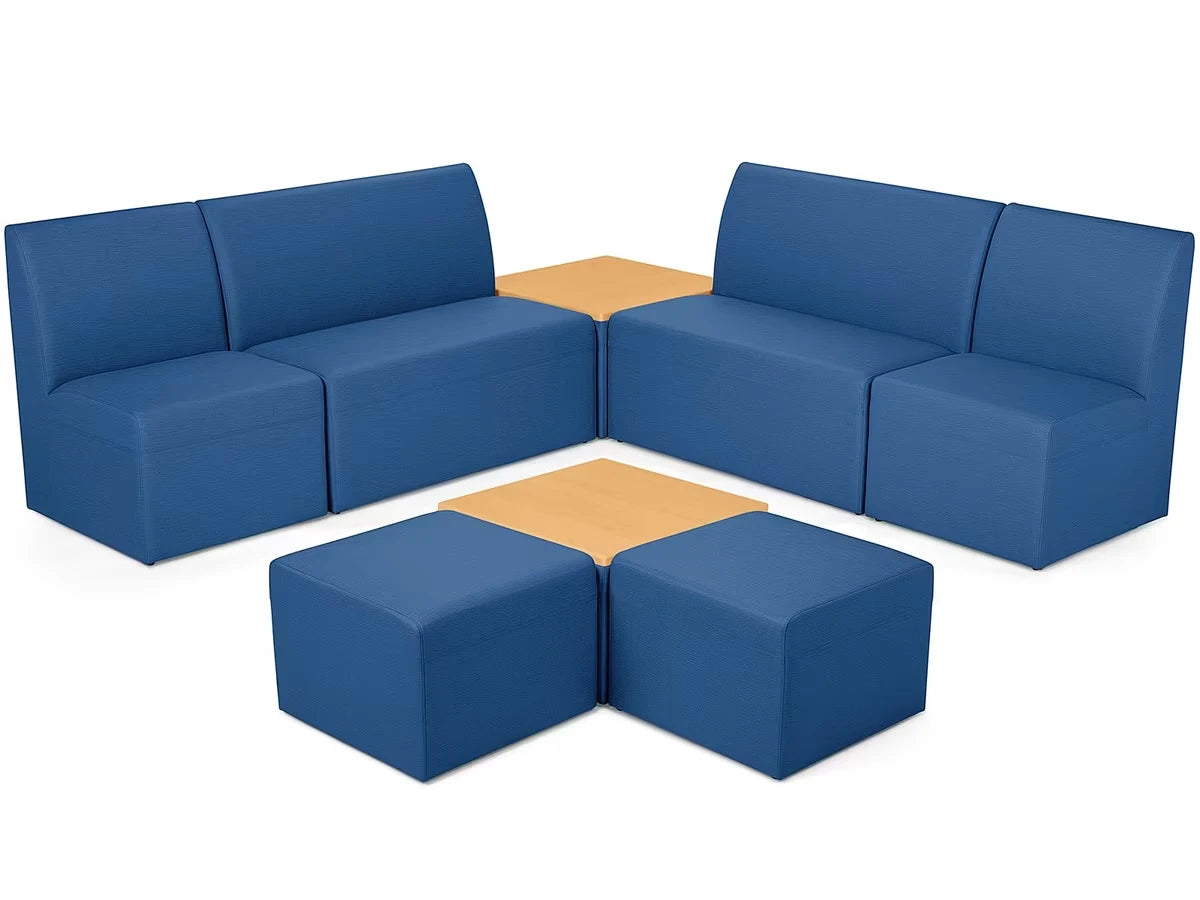 Modern Edge Couch & Powered Table Community Zone - US 2002