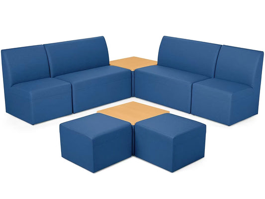 Modern Edge Couch & Powered Table Community Zone - US 2002