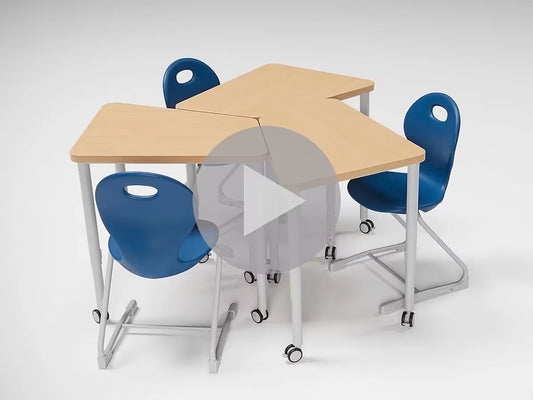 Modern Edge Mobile Mosaic Student Desk - US 2568