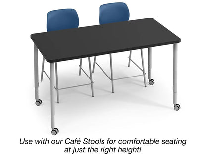 Modern Edge Mobile Standing-Height Science Table - US 8217