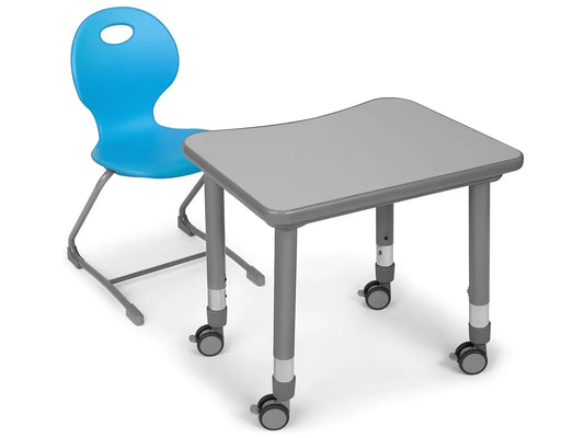 Flex-Space Ergo Bounce Chair and Desk Set - Gr. 4-12 - US 7858