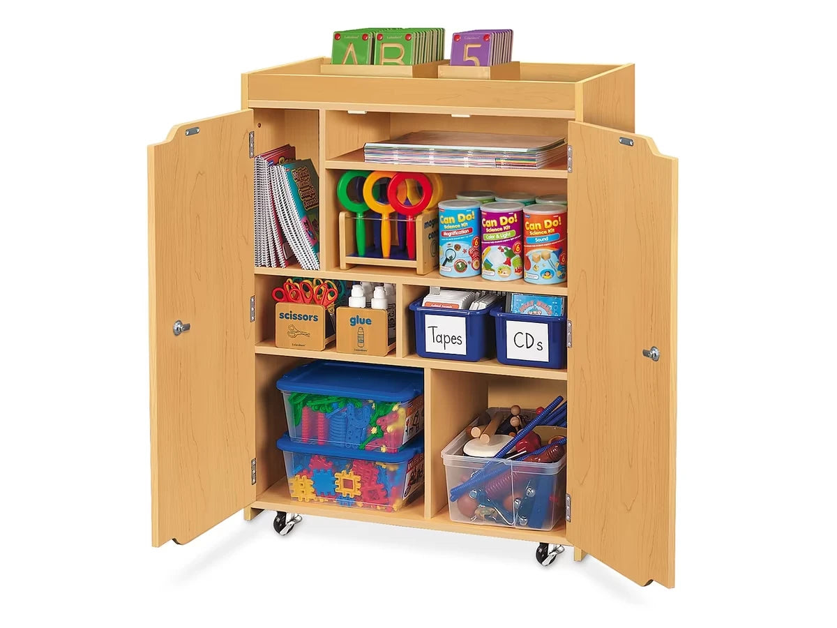 Heavy-Duty Mobile Teaching Cabinet - US 9153