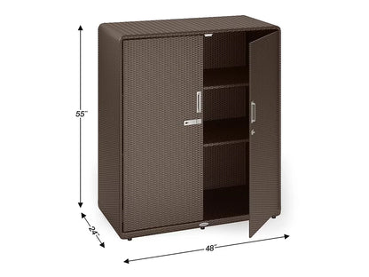 Outdoor Lockable Storage Cabinet - US 4668