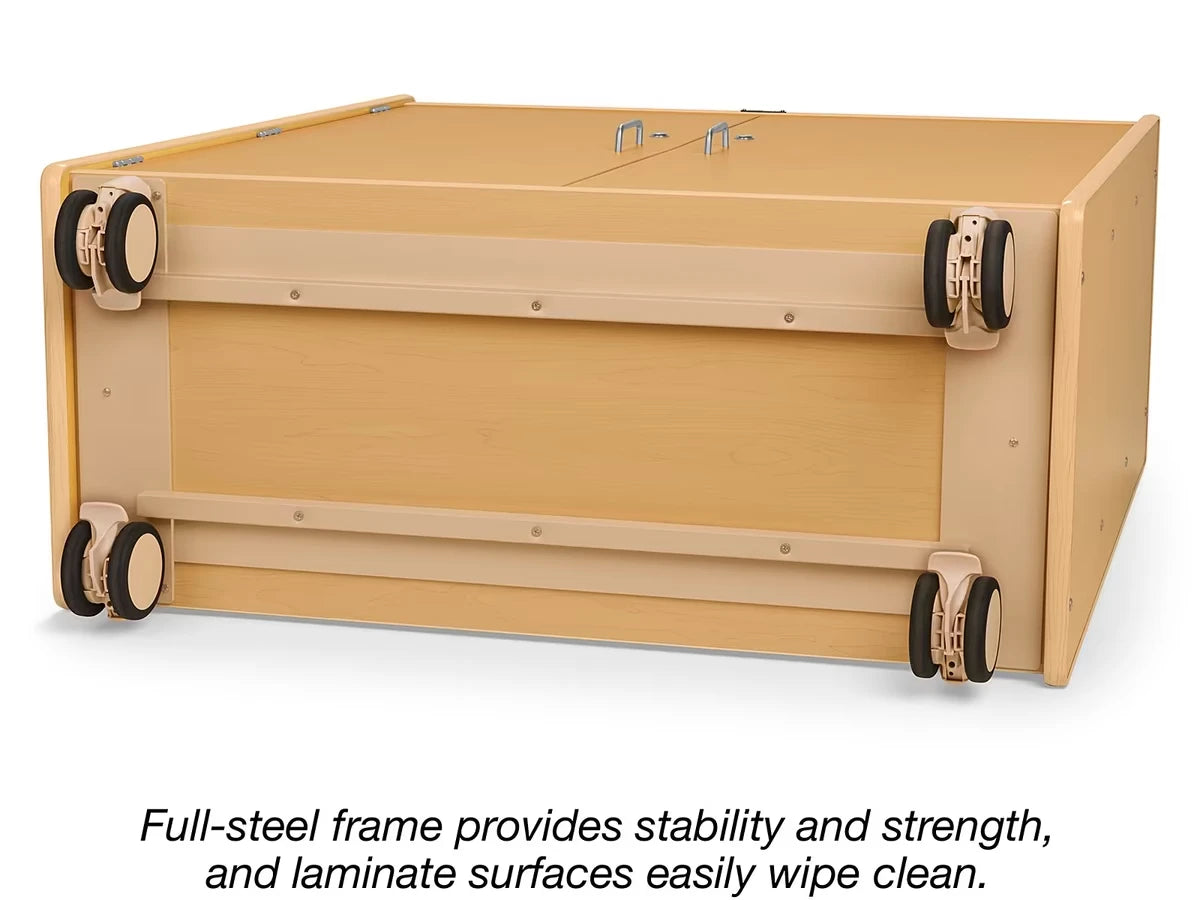 Flex-Space Jr.® Mobile 3-Shelf Locking Storage Cabinet - US 4414