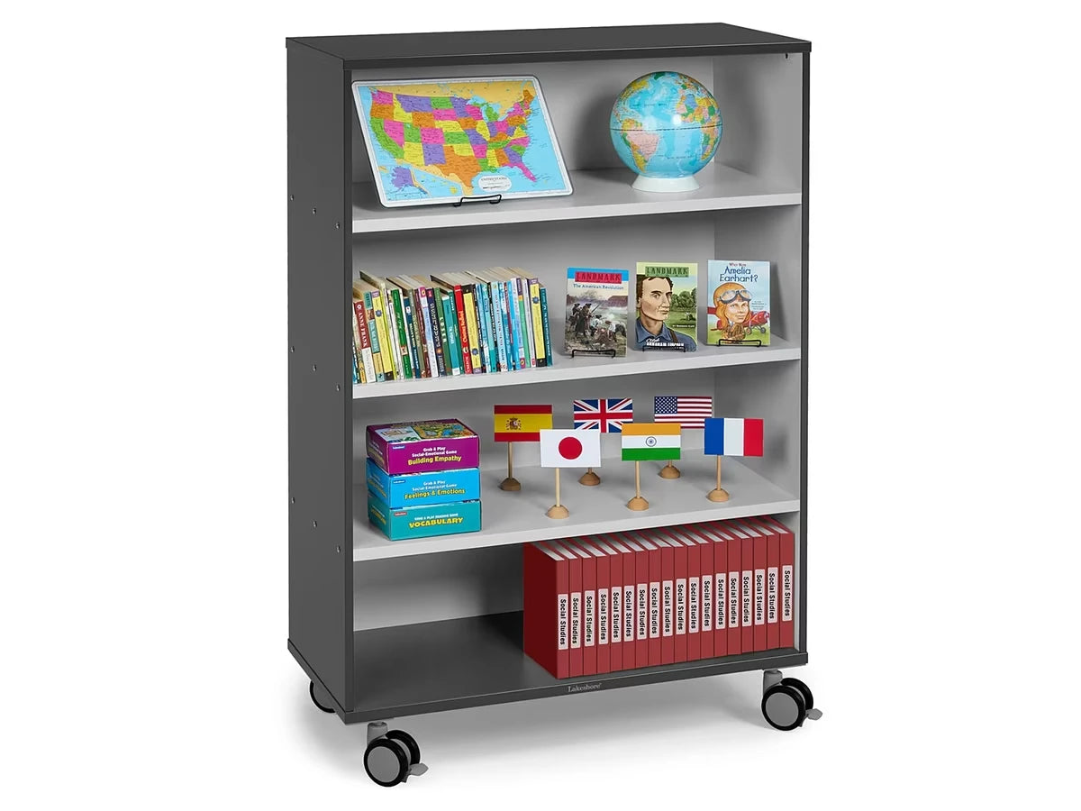 Modern Edge Mobile 4-Shelf All-Purpose Storage Unit - US 4551