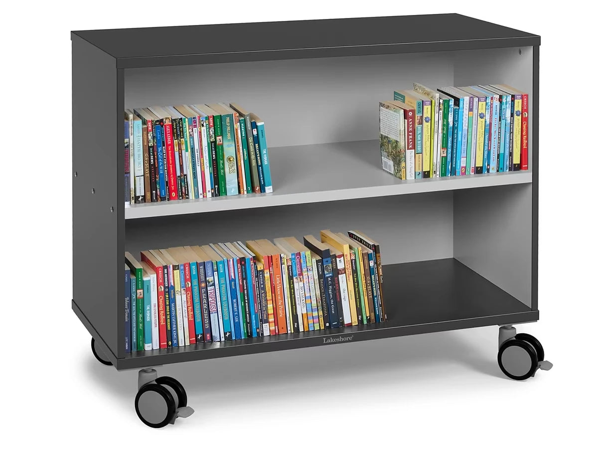 Modern Edge Mobile 2-Shelf All-Purpose Storage Unit - US 8432