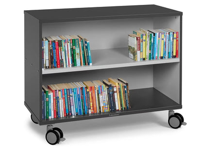 Modern Edge Mobile 2-Shelf All-Purpose Storage Unit - US 8432