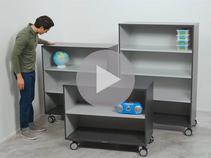 Modern Edge Mobile 2-Shelf All-Purpose Storage Unit - US 8432