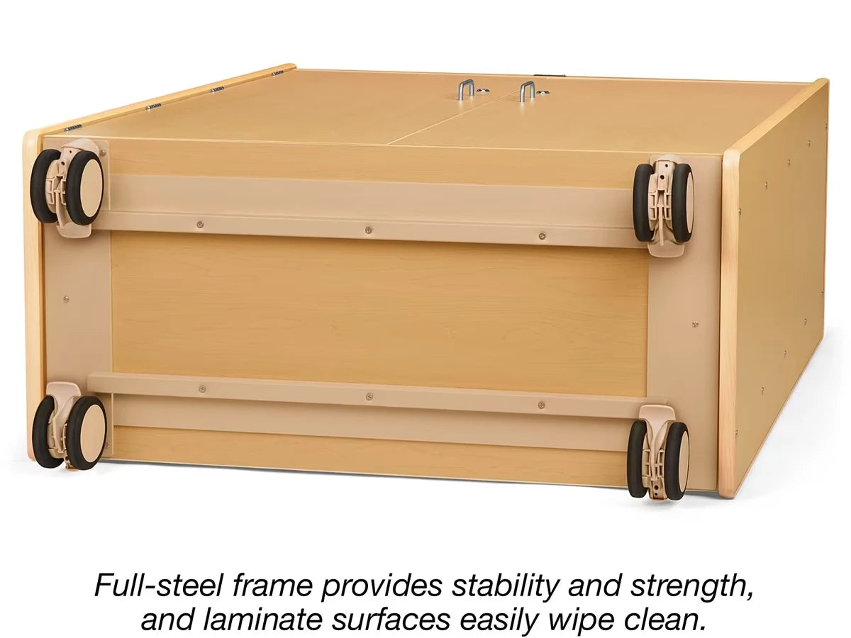 Flex-Space Jr.® Mobile 4-Shelf Locking Storage Cabinet - US 6940