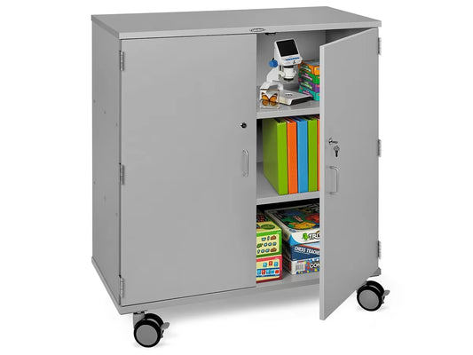 Flex-Space Mobile Locking Storage Cabinet - Gray - US 4548