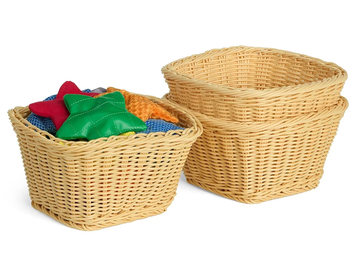 Dishwasher-Safe Plastic Baskets - Set of 3 - US 6341